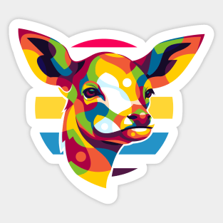 The Little Deer Sticker